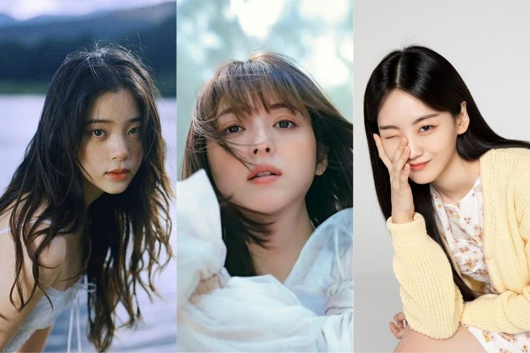 Perbedaan wajah orang jepang, cina, dan korea. Nana Ouyang, Nozomi Sasaki, Cho Yihyun